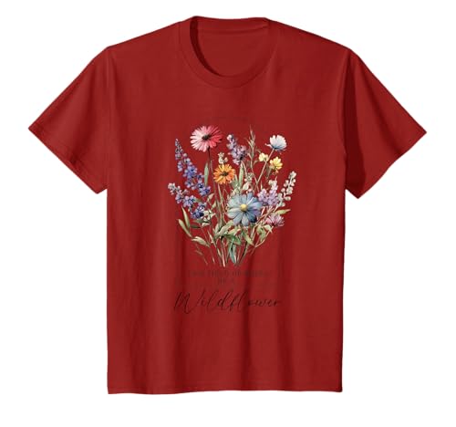 Sommer Blumen Grafik Gartenarbeit Blühende Blumen Wildblume T-Shirt