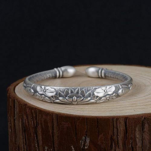 Bijoux de ethnique S990 thaïlandais : bague ajustable pour femme