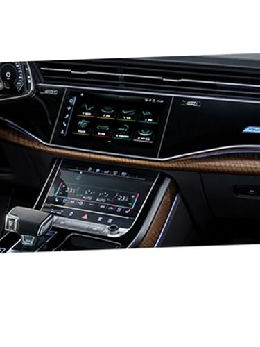 Écran central LCD Audi Q7 Q8 protection premium en verre trempé accessoire automobile élégant