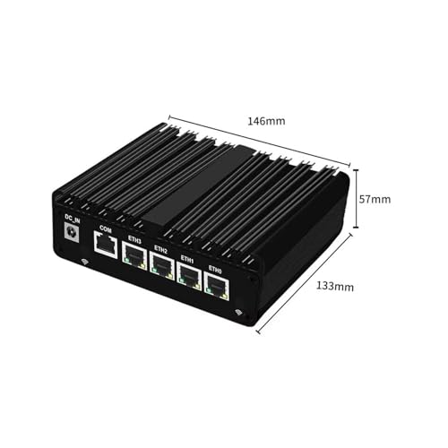 Image of Firewall Micro Appliance N150(Upgraded N100, 4C /4T),4Xi226-V 2.5G Fanless Mini PC,6*USB,1*HDMI,1*DP 1*RJ45 COM,Small Desktop PC Computer for Industrial Business Office No Ram No Storage