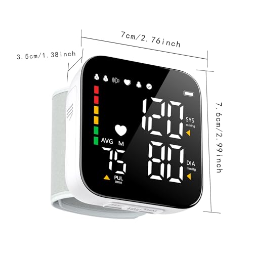 Coverich CK-W118 Blood Pressure Monitor Automatic Wrist Bp Machine Large Backlit Display Adjustable Cuff 2X90 Storage Blood Pressure Detector Voice Broadcast thumb #7