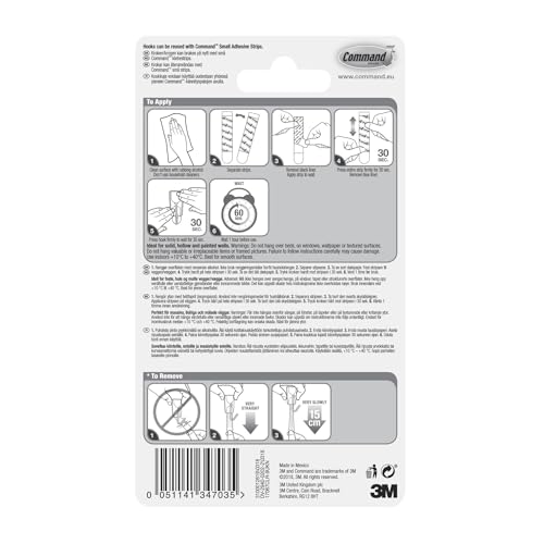 Command Clear Wire Hanger Hook, Value Pack of 9 Hooks and 12 Adhesive Strips, Transparent - Damage Free Hanging - Holds up to 225 gm