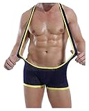 ★ Dieser Körper Anzüge mit V-Ausschnitt Tank-Top mit guter Unterstützung und unterstützende konturierte Beutel Boxer Unterwäsche