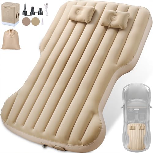 Camping Air Mattress for Tesla Model Y, Inflatable Camping Air Mattress with Wireless Charging Air Pump, Comfort Car Sleeping Mat, Tesla Model Y Accessories 2024-2021