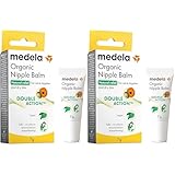 メデラ 乳頭ケア オーガニックニップルバーム 7g 授乳前に拭き取り不要 授乳期のデリケートな乳頭や乾燥肌をケアするオーガニックバーム (× 2)