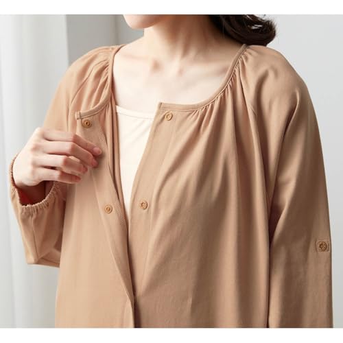 ベルメゾン『長袖ギャザー2WAYワンピースパジャマ』