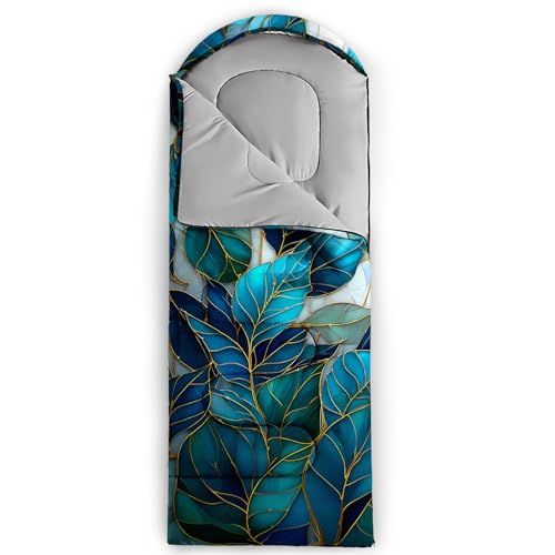 Image of QOOMO Ball Flower Camping Sleeping Bags,3 Season Warm & Cool Weather,Lightweight,Waterproof Sleeping Bags for Adults & Kids,Traveling,and Outdoors,Camping Gear Equipment