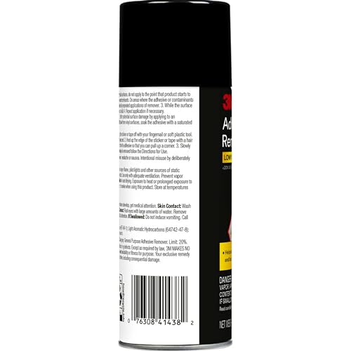 3M 03618VOC20-6 Adhesive remover, white