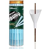 UBUNG CONO UBUNG Papel de liar cono  100 Conos  king size conos preenrollados azul con filtros  papel de fumar azul  Contiene 1 embudo 1 varilla de embalaje 2 tubos portátiles