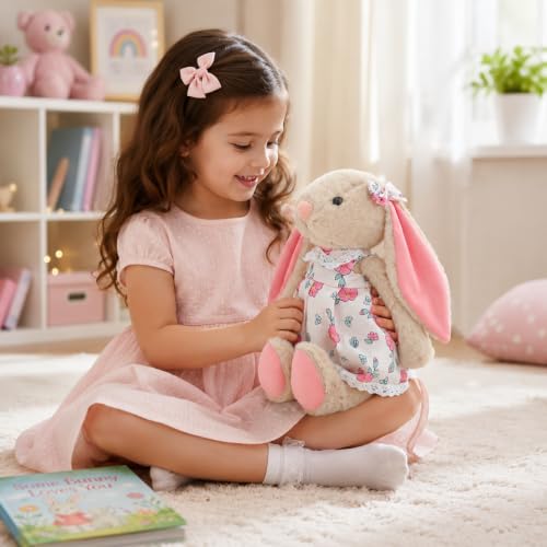 Image of Soft Bunnycat Plush Toy for Kids | Ultra-Soft Stuffed Bunny Rabbit Toy with Premium Plush Fabric | Cute Hug-Friendly Soft Toy for Babies, Toddlers, Girls & Boys (35 CM)