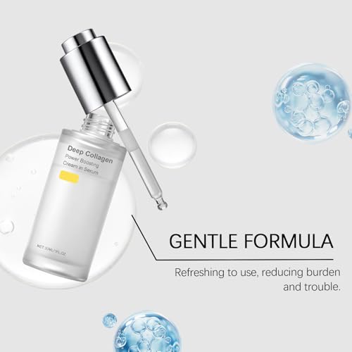 Deep Collagen Serum, Cosmetics Kollagen Serum, Feuchtigkeit & Straffende Hautpflege, Skincare Serum für Alle Hauttypen
