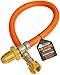 Xtremeauto 0.5M Orange LPG Pigtail Hose Pipe – High Pressure Propane Gas Connector for Caravan & Motorhome – M20 Fittings – EN 16436-1 Certified