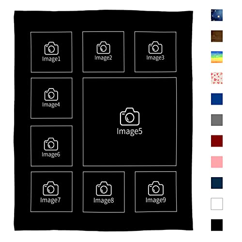 Easycosy personalisierte Decken für Paare Geschenke Benutzerdefinierte Bild werfen Decke Personalisierte Foto werfen für Freundin Ihr Geburtstag Anniversay Ideen 150×200cm