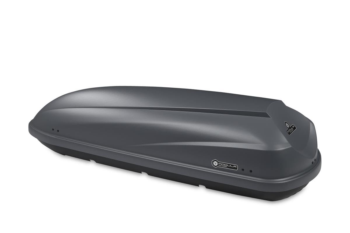 Box portapacchi auto shuttle baule auto da viaggio modula travel 460 ANTRACITE