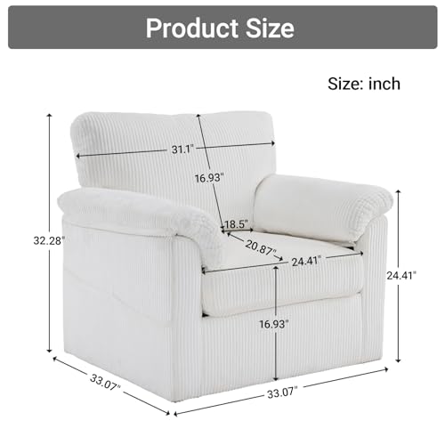 Sillón Plegable Terciopelo Blanco miniatura 2