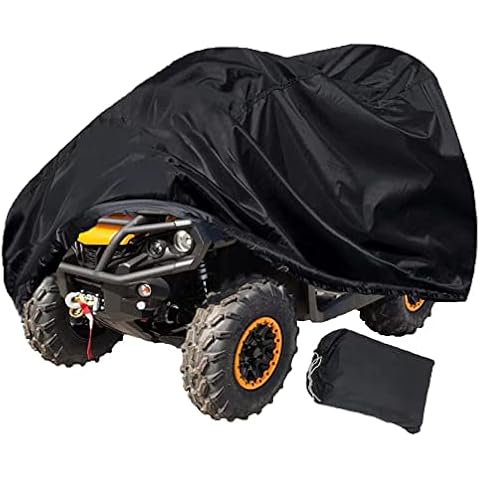Indeed BUY Waterproof ATV Cover,Small 420D Heavy Duty Quad Cover Protects 4 Wheeler from Snow Rain or Sun Cover