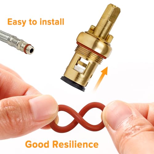 Lyeteung 260 Stücke 15 Größen O Ring Dichtungsringe Set, Silikon Dichtungen Ringe Kit, O Ring Sortiment, für Sanitär Unterlegscheiben Auto Schnellreparatur, Rot