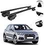 OMAC Roof Rack Cross Bars for Audi Q5 2018 to 2023, Roof Rack, 165 Pounds, Aluminum, 2 Pieces, Black