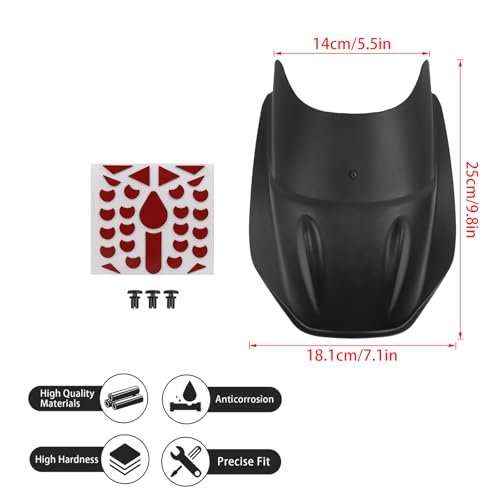 Image of CHIFUN Front Fender Mudguard Extender Wheel Cover Splash Guard Extension Replacement for BMW R1250RT R1250 RT R 1250 RT 2021-2024 Motorcycle Dust Guards Accessories
