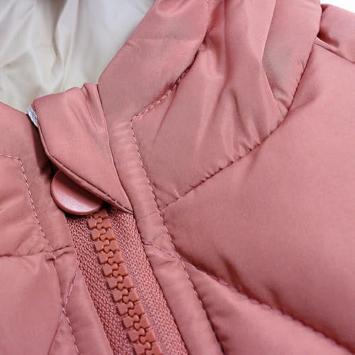Image of Curipeer Kids Winter Jacket Front Zip Warm Snow Wear Toddler Outer Clothing 2-8T