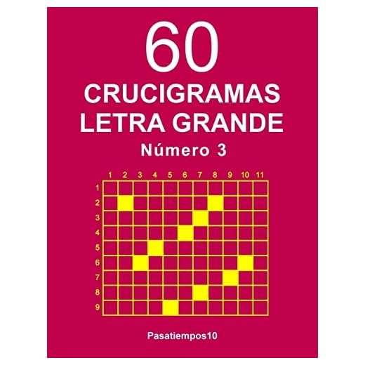 60 Crucigramas Letra Grande - N. 3: Volume 3