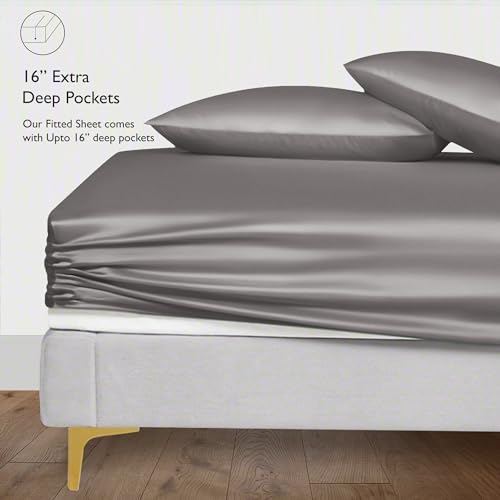 LINENWALAS King Fitted Sheet 150x200 cm - Image 4