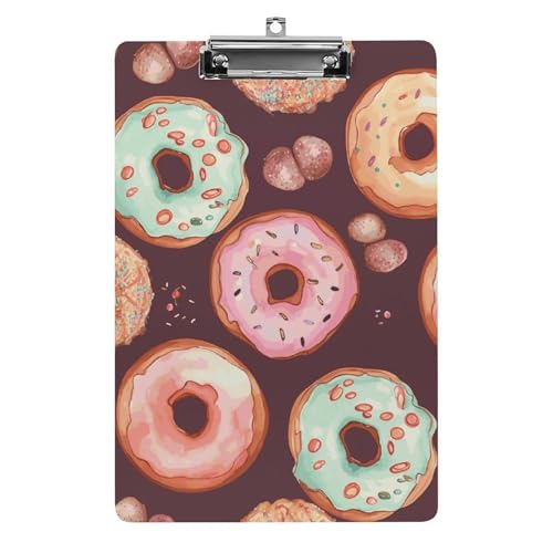 Sous-main Pretty Donuts motif rigolo en acrylique, idée cadeau originale de bureau