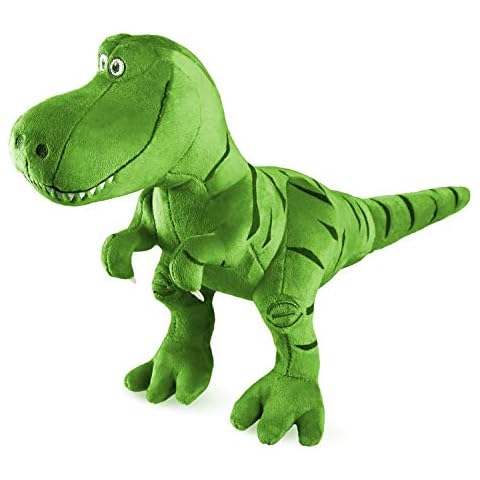 Marsjoy Green Stuffed Dinosaur Plush Toy, Plush Dinosaur Stuffed Animal, Tyrannosaurus Rex Dinosaur Toy for Baby Girl Boy Kids Birthday Gifts, 11×5×13.9 inch Cover