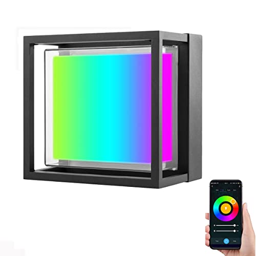 Lumière murale extérieure étanche IP65 avec éclairage LED connecté 15W pour maison
