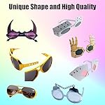 16 Pack Funny Sunglasses Novelty Party Glassses Masks for Adults Cool Shaped Funny Party Eyeglasses, Photo Booth Props Sunglasses Dress Up Costume Glasses Pack - Image 2