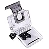 CUSTODIA COVER CASE IMPERMEABILE CON Obiettivo per Gopro Hero 3 + Hero 4 Action Camera con viti di fissaggio e Base Protezione Subacquea 45m Custodia #4