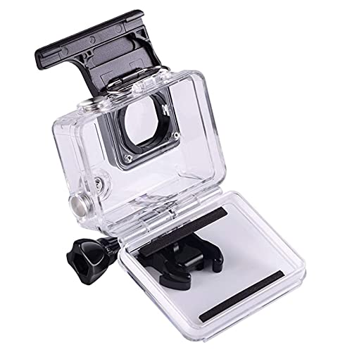 Schutzhülle wasserdichte Gehäuse mit Objektiv für Gopro Hero 3 + Hero 4 Action Kamera mit Befestigungsschrauben und Basis Schutz Unterwasser 45 m Schutzhülle