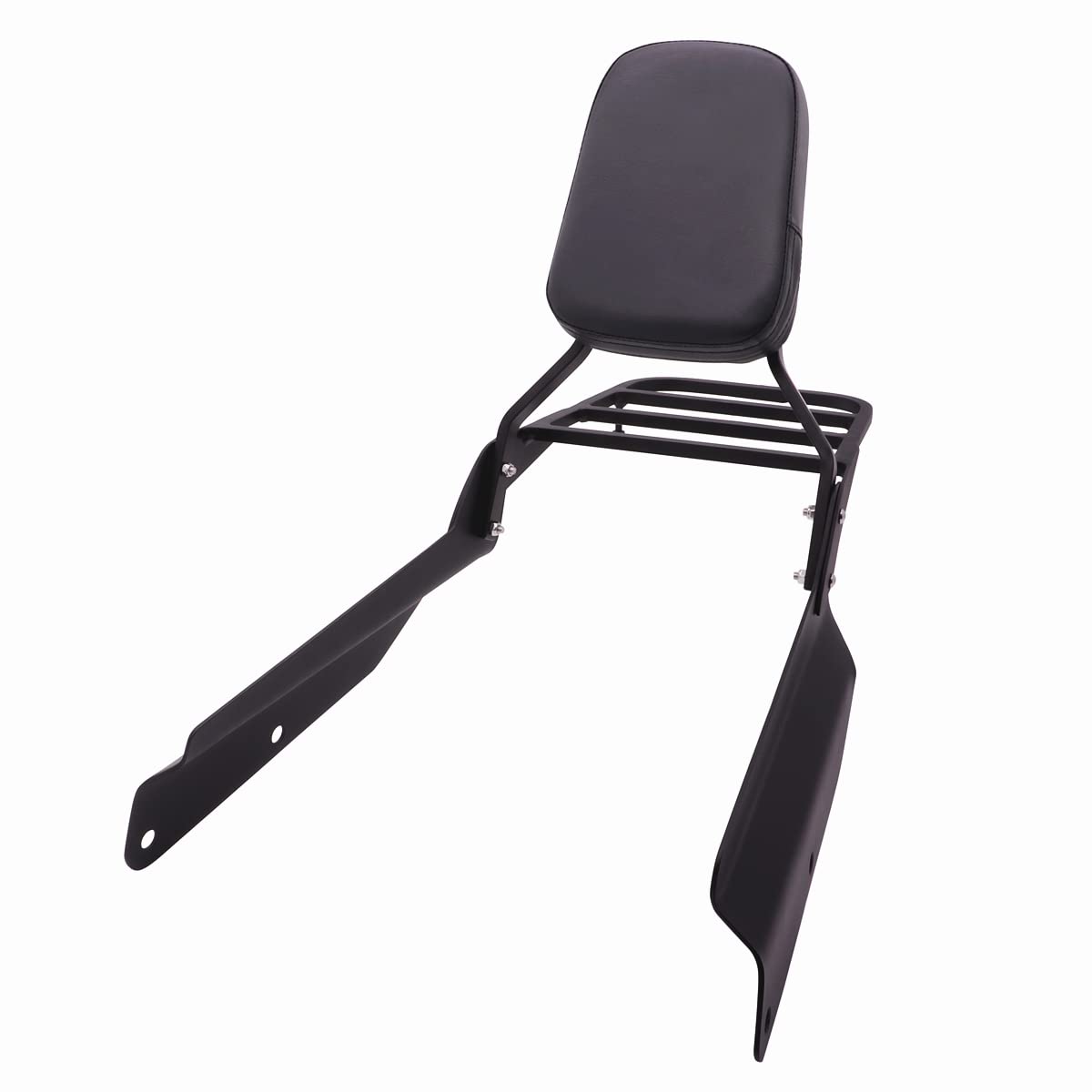 Sissy Bar passager avec porte-bagages arrière pour Honda VTX1300 VTX1800 N/R/S/T modèles 2002-2009 Noir