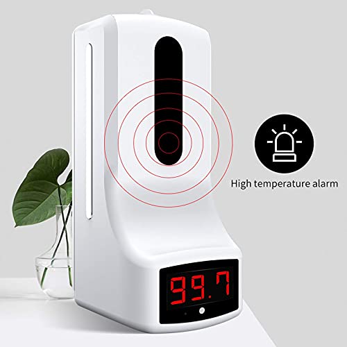 Automatische Infrarood Thermometer Zeepdispenser,Wandgemonteerde Handzeepdispenser met Thermometer,Automatische… - Image 6