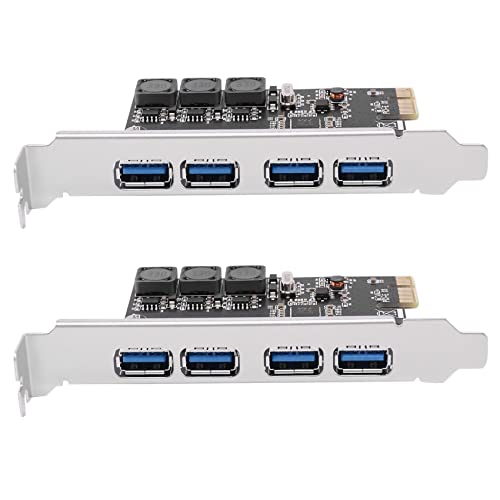 Carte d'extension PCIe USB 3.0 à 4 ports pour PC de bureau