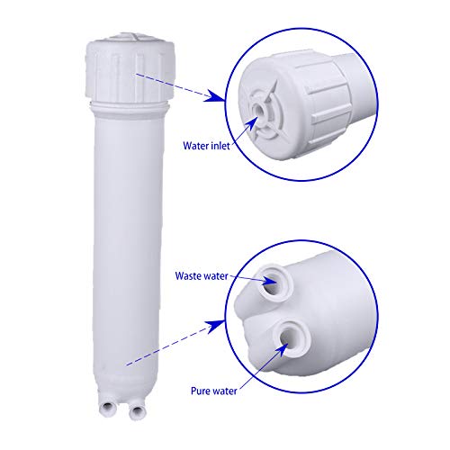 Housing Membrana Osmosi Inversa 1812/2012 - Con Raccordi 1/4" E Chiave Per Filtri Acqua 50-125GPD - Foto 10