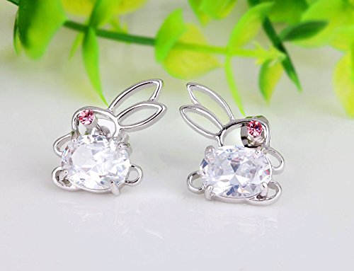 Crystalline Azuria Donna 18ct Placcato Oro Bianco