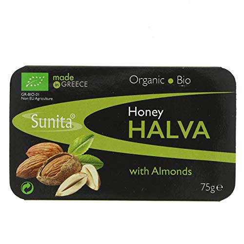 Sunita Honey Halva with Almonds organic 75g (Pack of 12)
