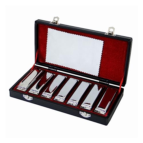 PacuM Harmonica par Instrument Key Harmonica 7 Pièces Harpe Harmonica Diatonique Vendre par Set Harmonica Professionnel Harmonica - Les Beatles, Paul McCartney, John Lennon, RIngo Starr, George Harrison PacuM Harmonica par Instrument Key Harmonica 7 Pièces Harpe Harmonica Diatonique Vendre par Set Harmonica Professionnel Harmonica