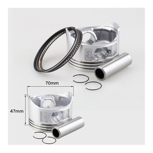 Segments de piston 70mm résout perte compression moteur GX220 170F - 2