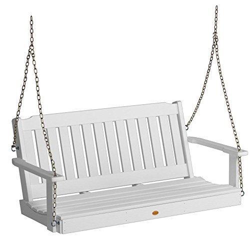 Image of highwood Lehigh Porch Swing, 4 Feet, White
