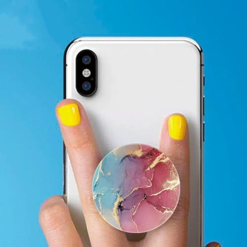 Soporte para teléfono celular anticaídas con base expandible para sujetar con los dedos 2