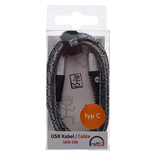 carstyling XXL 2GO USB Data Cable - Silver/Type C, 1 m ~ Fast Dispatch Within 24 Hours ~, Silver, silver/type - Image 2