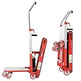 Elektrischer Treppensteiger-handwagen 250 W Bürstenloser Raupen-treppensteiger Aus Reinem Kupfer Schwerlast-plattformwagen Flachwagen-handwagen Mit 3,2 Cm Verbreitertem Schienendesign