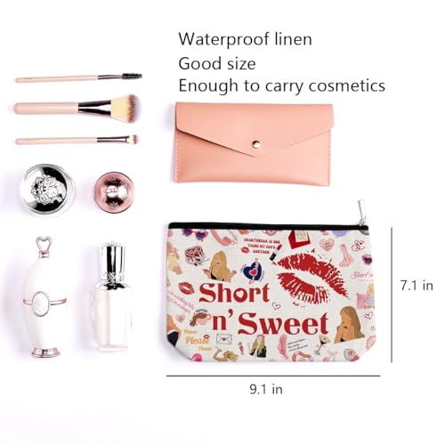 LONGXIN Singer Merch Makeup Bag Cosmetic Bag Gifts for Singer Fans Music Lovers Singer Merchandise2