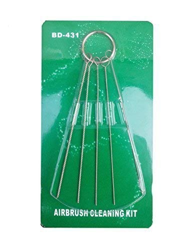 Preisvergleich Produktbild Airbrush 5x Reinigungsdrähte für Spritzpistolen in verschiedenen Größen