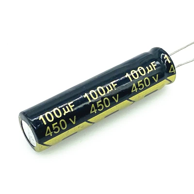 Akcesoria elektroniczne 10 sztuk/partia 100UF 450v 100UF aluminiowy kondensator elektrolityczny rozmiar 13 x 50 20% urządzenia elektroniczne