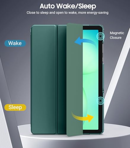Image of TiMOVO Soft Case for Samsung Galaxy Tab A11+ /A11 Plus 11 inch 2026, Turquoise | Fit for SM-X230 /X236 /X238, Slim Soft TPU, Translucent Frosted Back, Auto Wake /Sleep