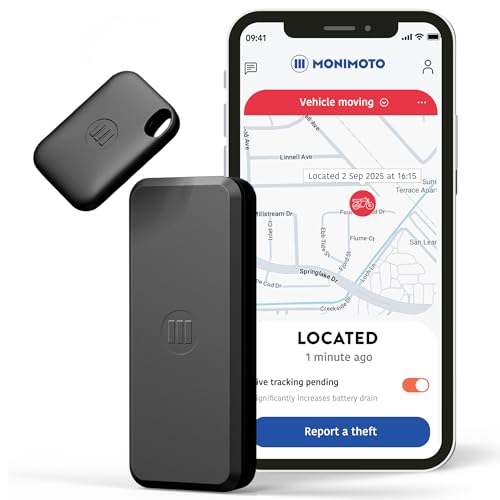 Monimoto 9 US Version Anti-Theft GPS Tracker for Vehicles - Wireless Alarm, Waterproof and Dustproof...