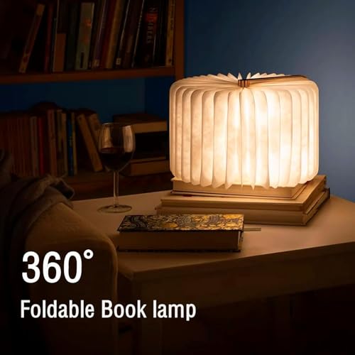 Image of Adventure Book Night Light, 3D Lamp & 5 Colors Folding Book Lamp White, Yellow, Warm Yellow Light LED Book Light for Home Decor, Birthday Gift, Inspired by 'Up' Saga